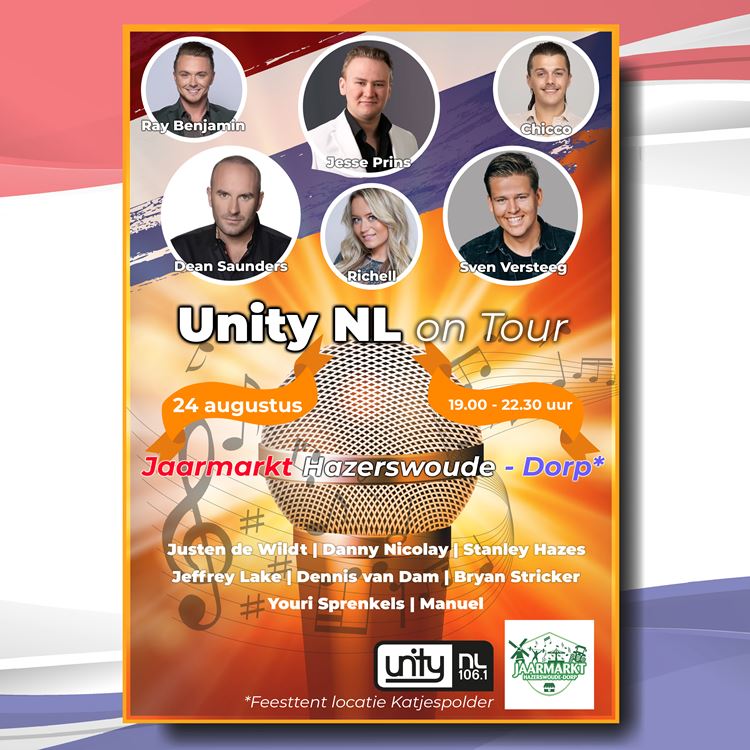 Unity NL on Tour bij de Jaarmarkt in Hazerswoude - Dorp 